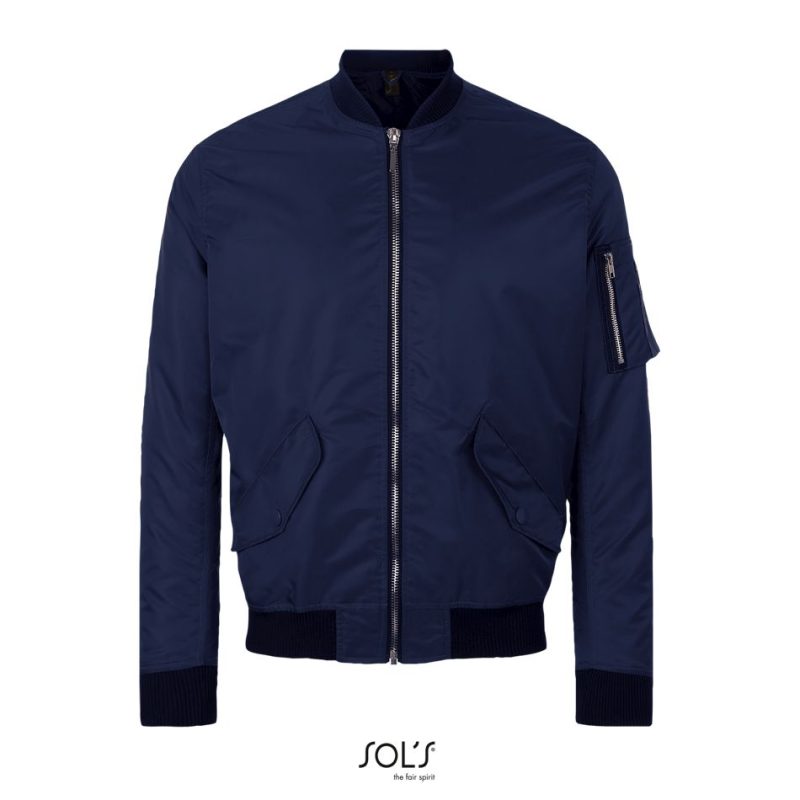 Chaqueta Bomber Unisex Rebel Sols - French Marino - Sols
