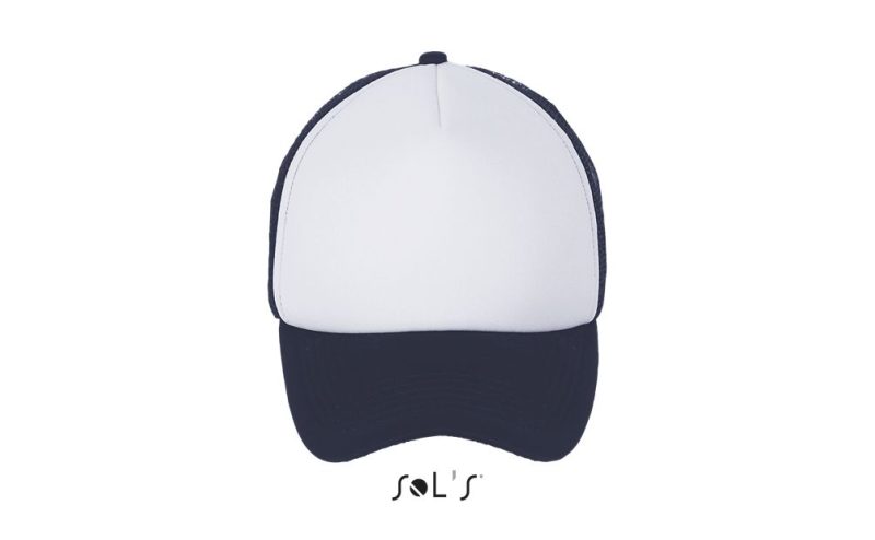 Gorra De Malla De 5 Paneles Bubble Sols - Blanco French Marino - Sols