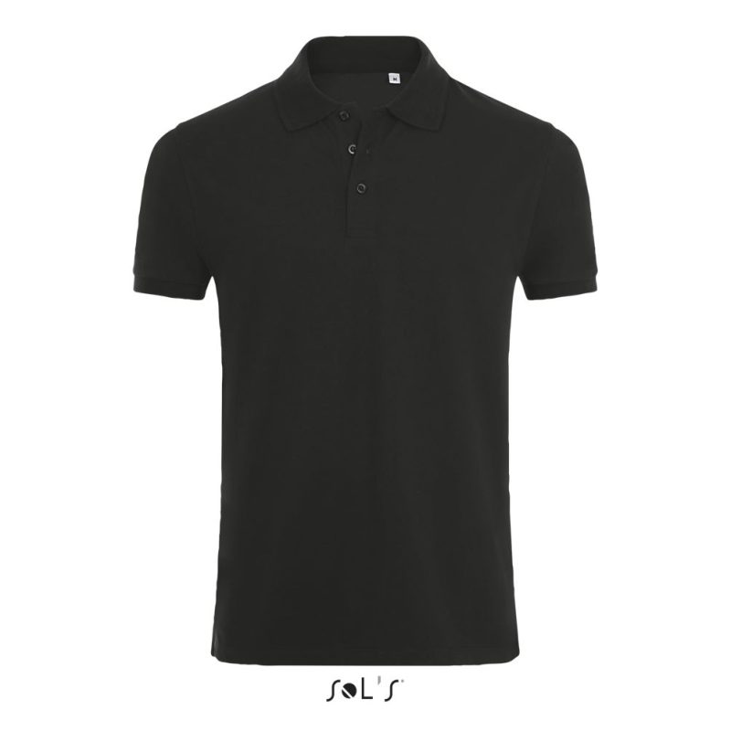 Polo Algodón - Elastano Para Hombre Phoenix Men Sols - Negro - Sols