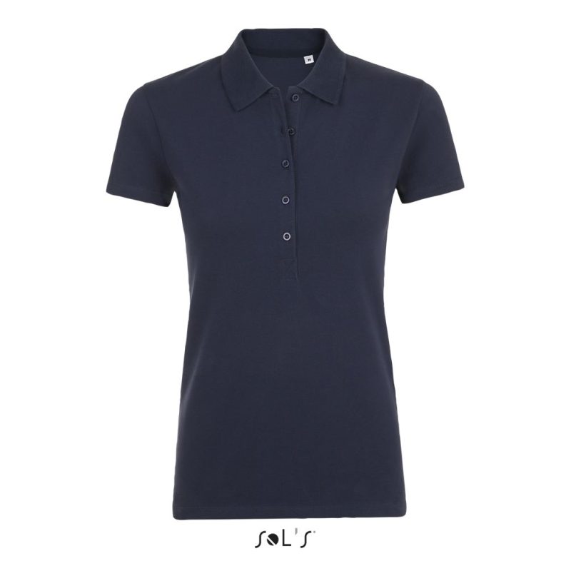 Polo Algodón-Elastano Para Mujer Phoenix Women Sols - French Marino - Sols