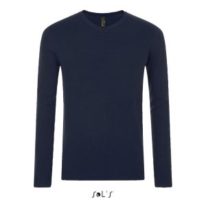 Jersey De Cuello Pico Para Hombre Glory Men Sols - French Marino - Sols