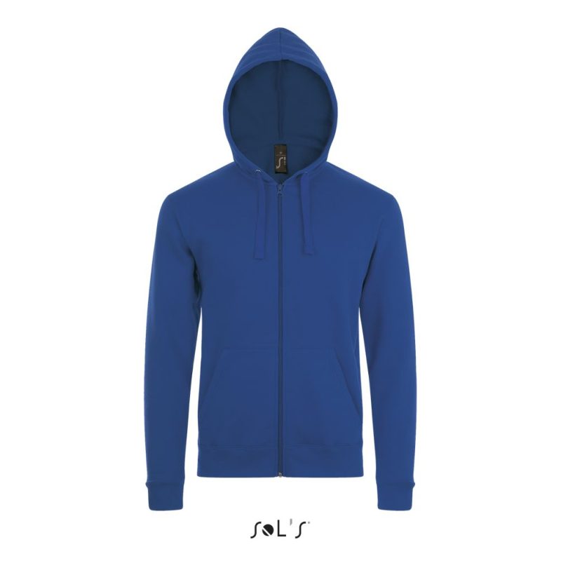 Sudadera Con Cremallera Unisex Stone Sols - Azul Royal - Sols