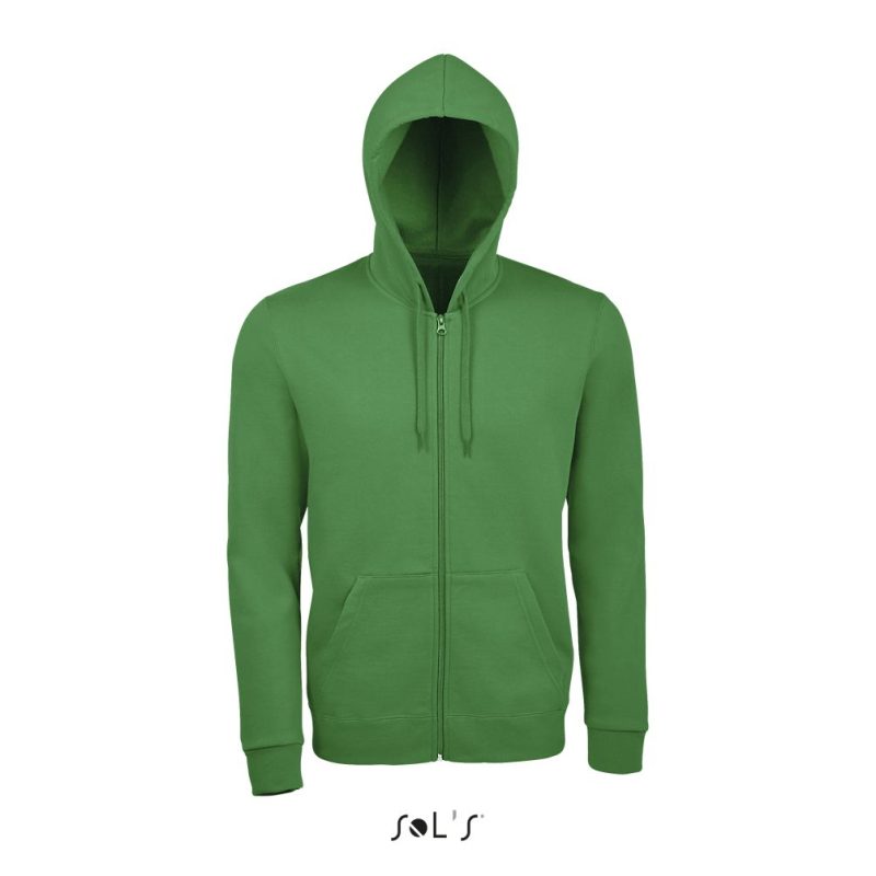 Sudadera Con Cremallera Unisex Stone Sols - Verde Pradera - Sols