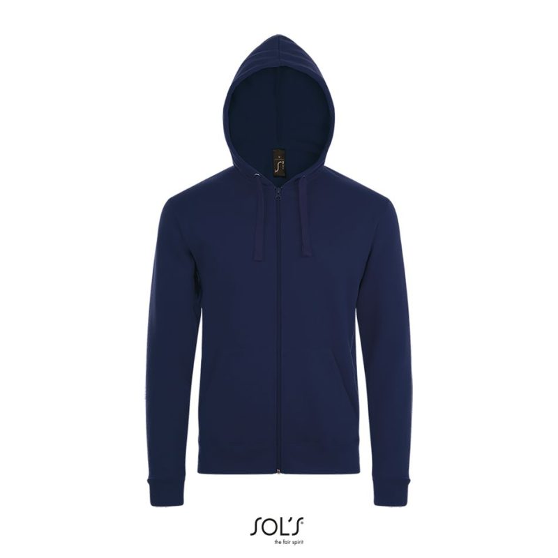 Sudadera Con Cremallera Unisex Stone Sols - French Marino - Sols