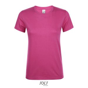 Camiseta De Mujer Cuello Redondo Regent Women Sols - Rosa Orquídea - Sols