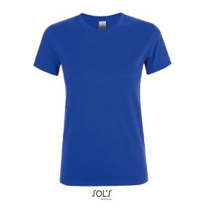 Camiseta De Mujer Cuello Redondo Regent Women Sols - Azul Royal - Sols