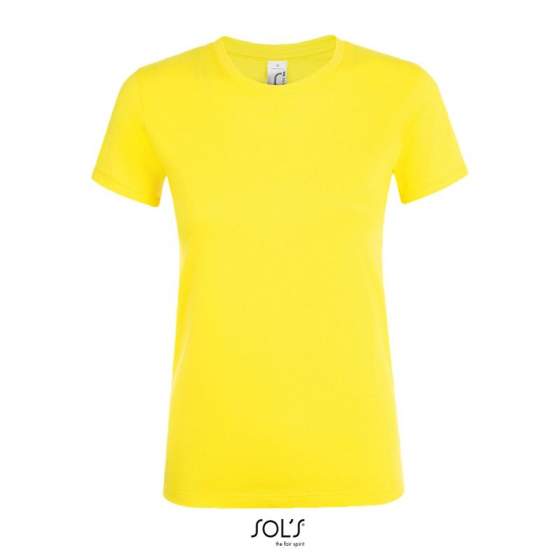 Camiseta De Mujer Cuello Redondo Regent Women Sols - Limón - Sols