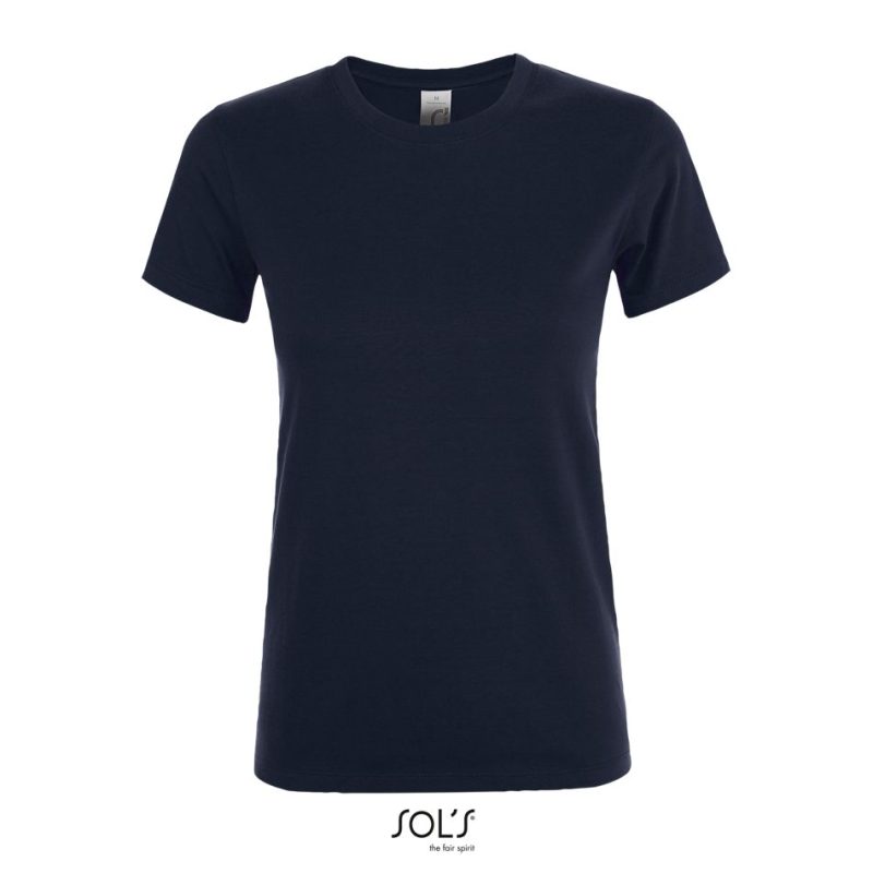 Camiseta De Mujer Cuello Redondo Regent Women Sols - French Marino - Sols