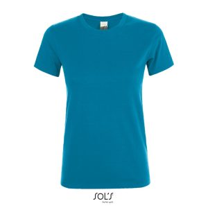 Camiseta De Mujer Cuello Redondo Regent Women Sols - Aqua - Sols