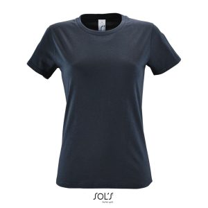 Camiseta De Mujer Cuello Redondo Regent Women Sols - Gris Ratón - Sols