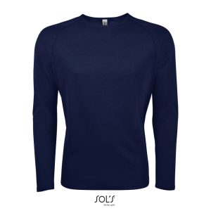 Camiseta De Deporte De Manga Larga De Hombre Sporty Lsl Men Sols - French Marino - Sols