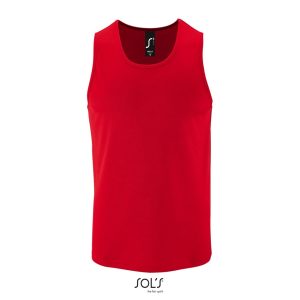 Camiseta De Tirantes De Deporte De Hombre Sporty Tt Men Sols - Rojo - Sols