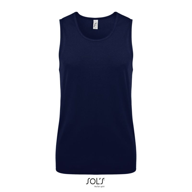 Camiseta De Tirantes De Deporte De Hombre Sporty Tt Men Sols - French Marino - Sols