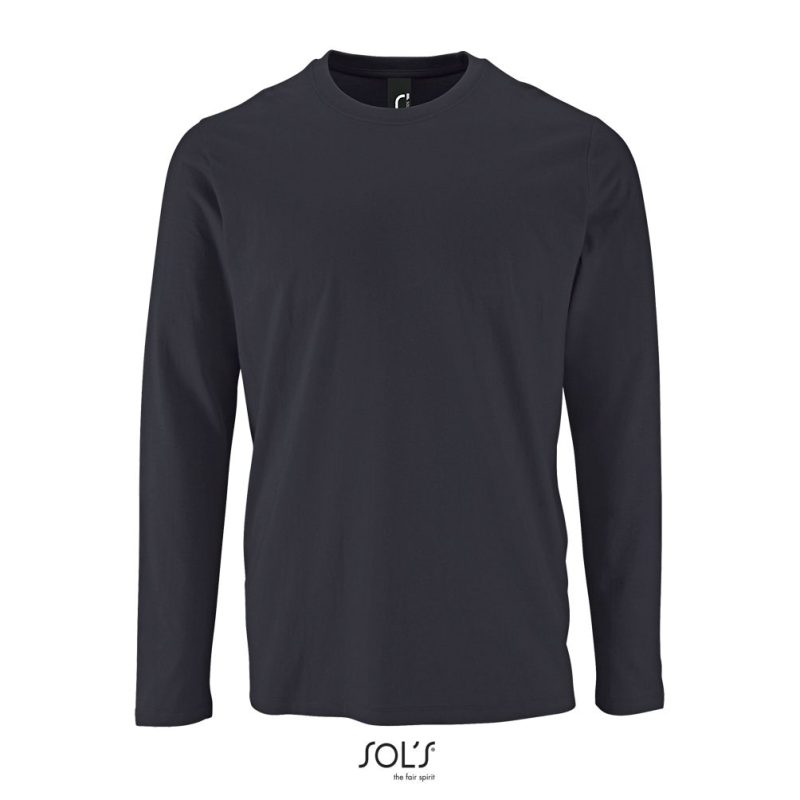 Camiseta De Manga Larga De Hombre Imperial Lsl Men Sols - Gris Ratón - Sols