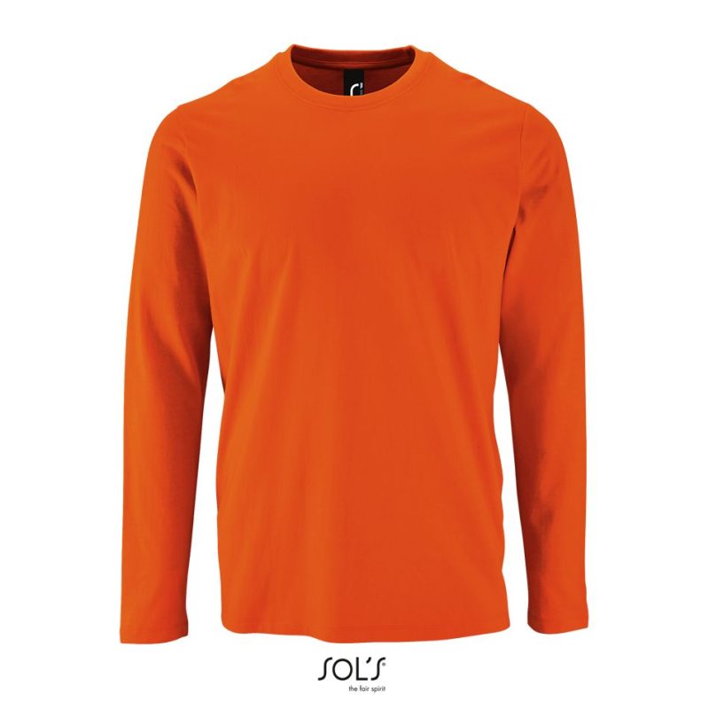 Camiseta De Manga Larga De Hombre Imperial Lsl Men Sols - Naranja - Sols