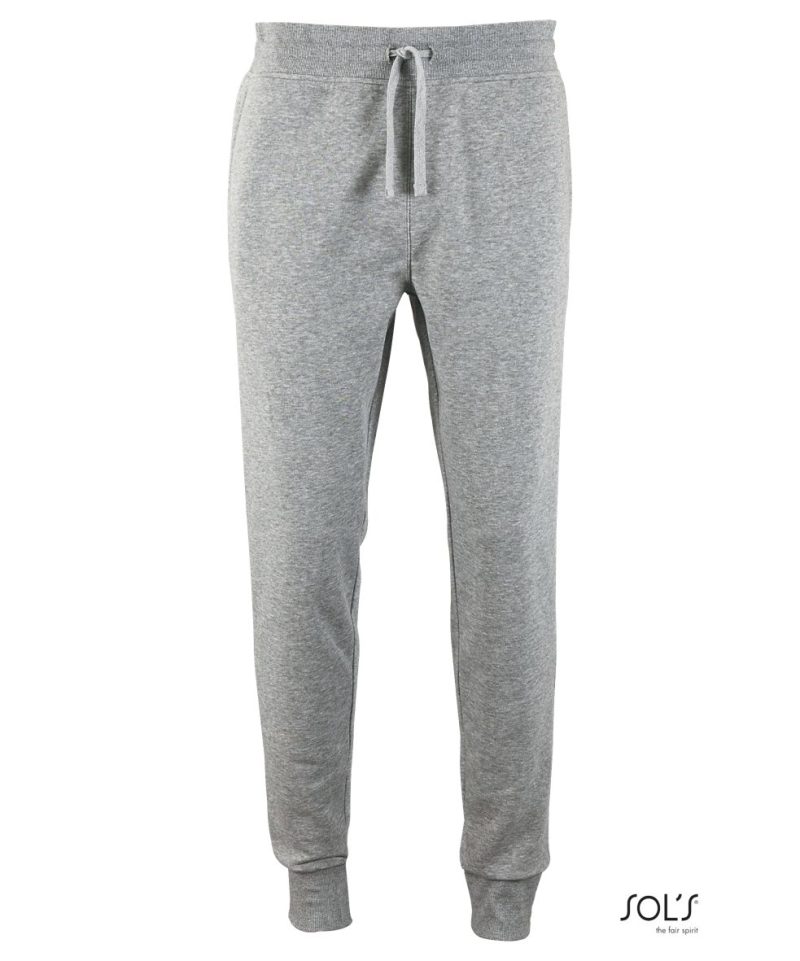 Pantalones De Jogging De Hombre Con Corte Ajustado Jake Men Sols - Gris Mezcla - Sols