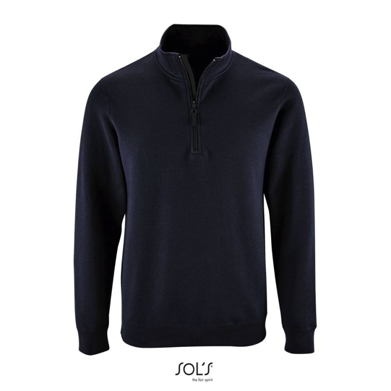 Sudadera De Hombre Con Cuello Con Cremallera Stan Sols - French Marino - Sols