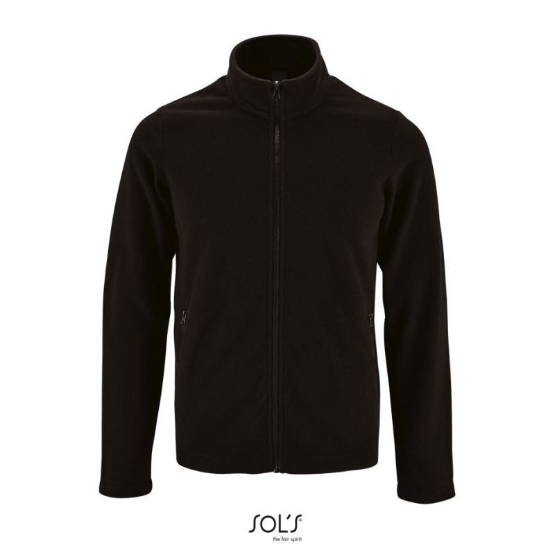 Chaqueta Polar Lisa De Hombre Norman Men Sols - Negro - Sols