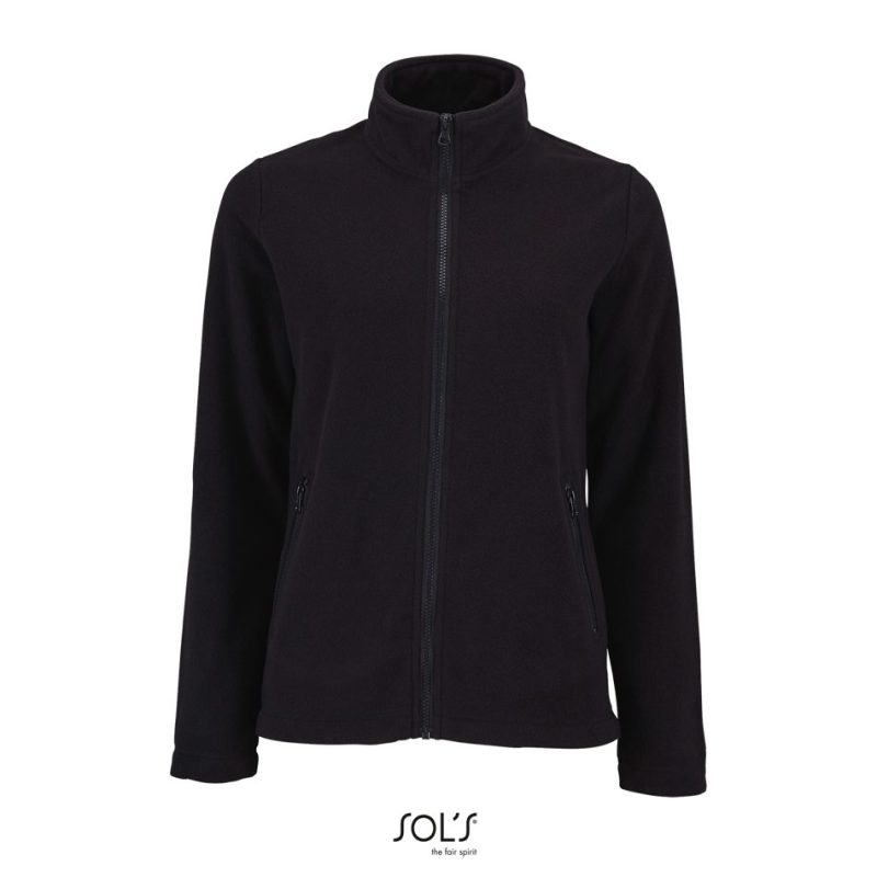 Chaqueta Polar Lisa De Mujer Norman Women Sols - Negro - Sols