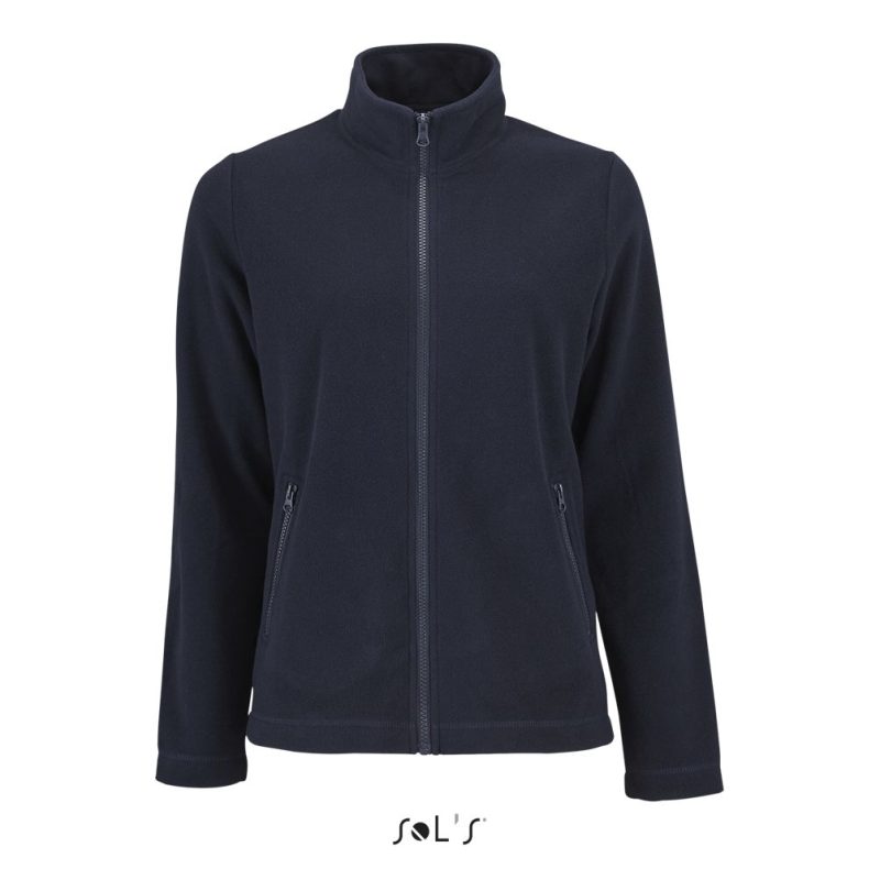 Chaqueta Polar Lisa De Mujer Norman Women Sols - Azul Marino - Sols
