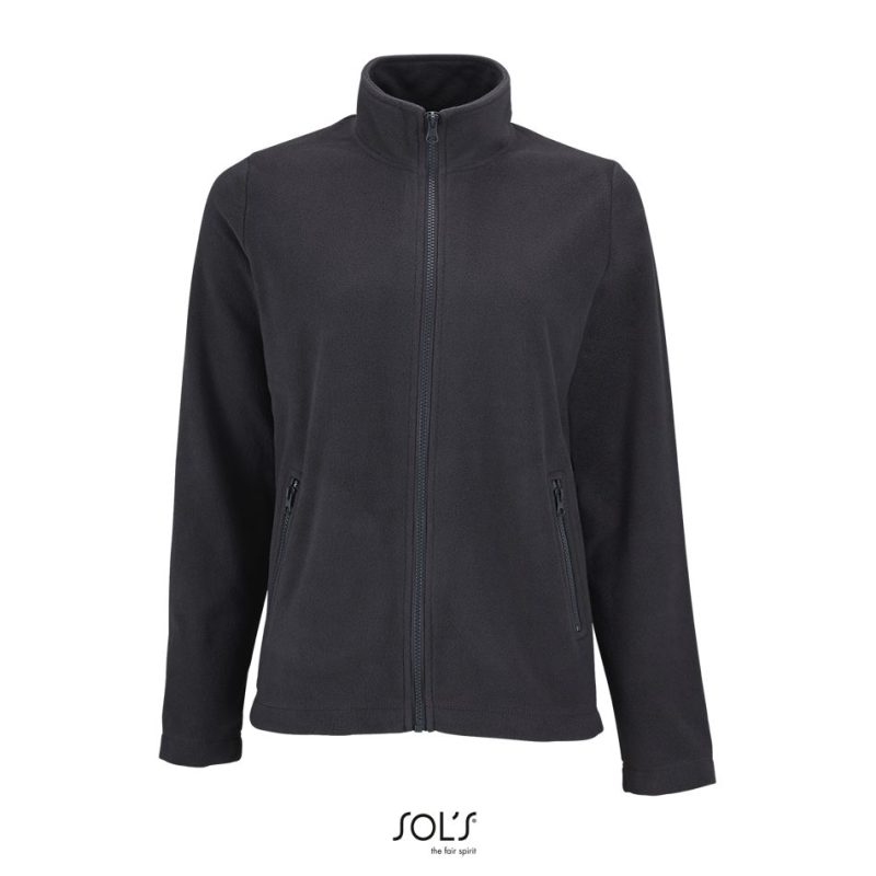 Chaqueta Polar Lisa De Mujer Norman Women Sols - Antracita - Sols