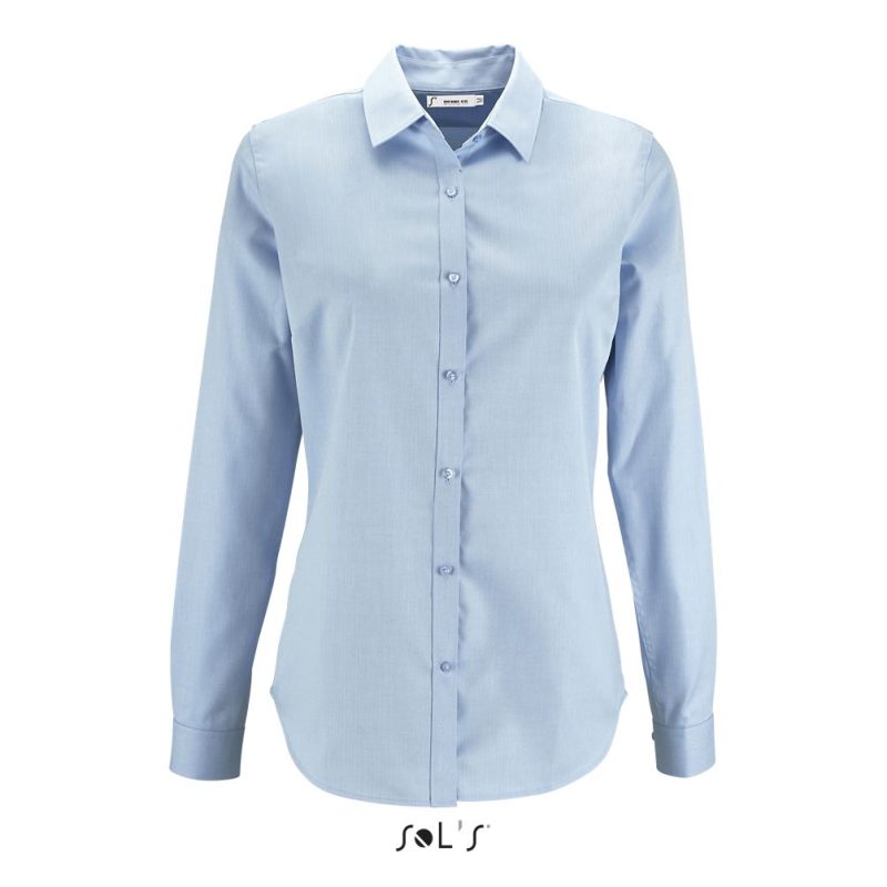 Camisa De Espiguilla De Mujer Brody Women Sols - Azul Cielo - Sols