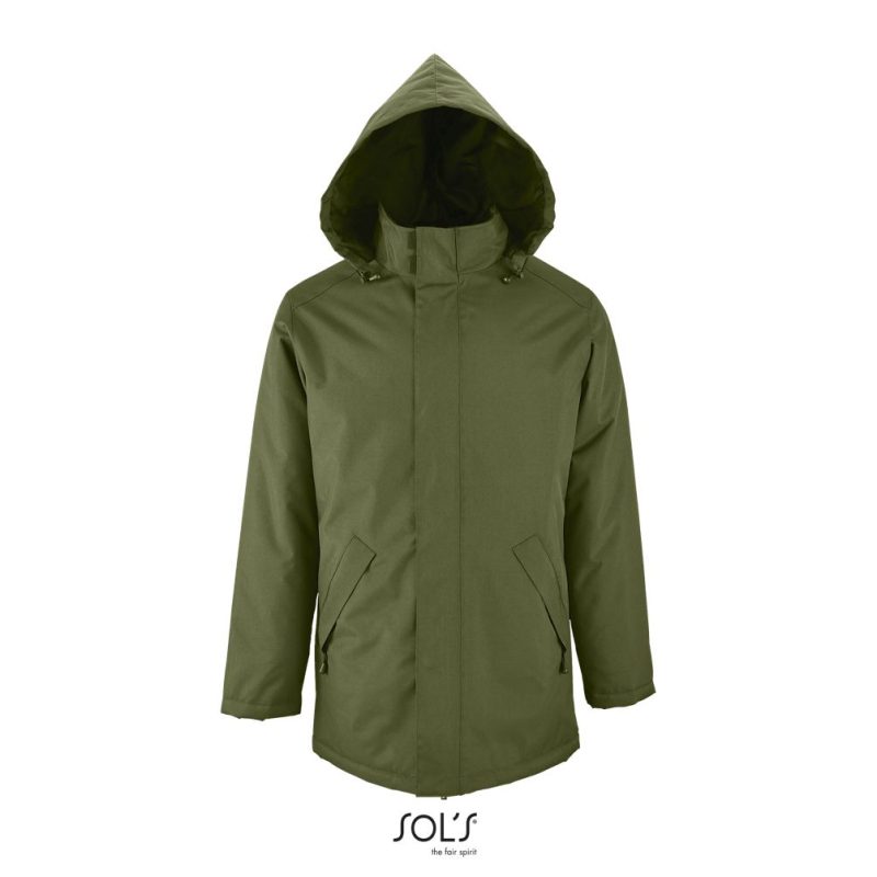 Chaqueta Unisex Con Forro Acolchado Robyn Sols - Verde Bosque - Sols