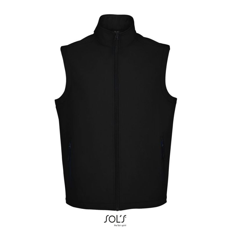 Chaleco Softshell Para Hombre Race Bw Men Sols - Negro - Sols