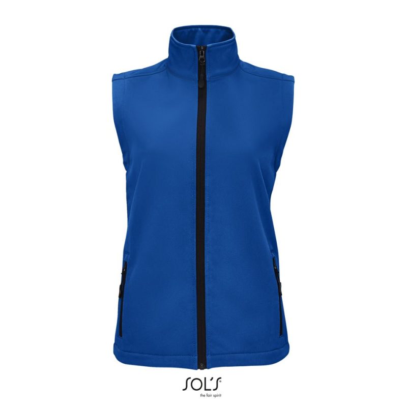 Chaleco Softshell Para Mujer Race Bw Women Sols - Azul Royal - Sols