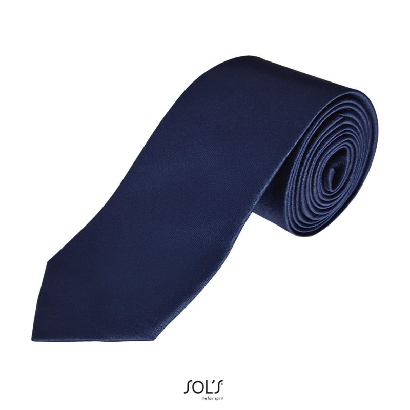 Corbata De Poliéster Satinado Garner Sols - French Marino - Sols