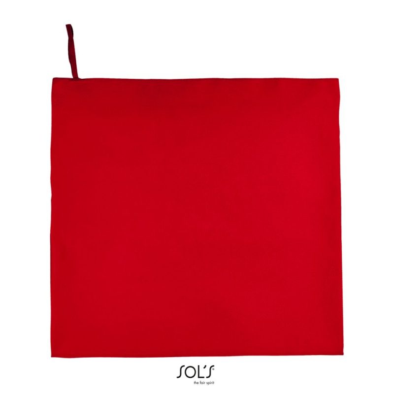 Toalla De Microfibra Atoll 100 Sols - Rojo - Sols