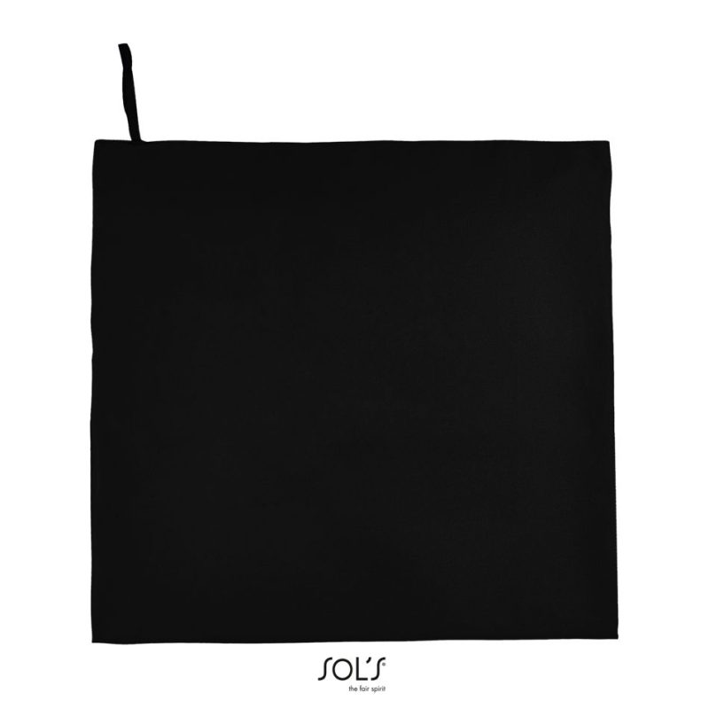 Toalla De Microfibra Atoll 100 Sols - Negro - Sols