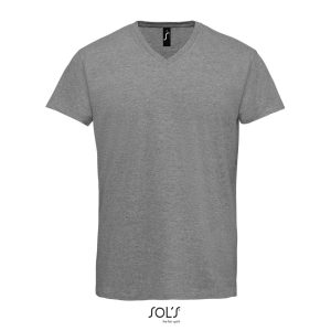 Camiseta De Hombre De Cuello De Pico Imperial V Men Sols - Gris Mezcla - Sols