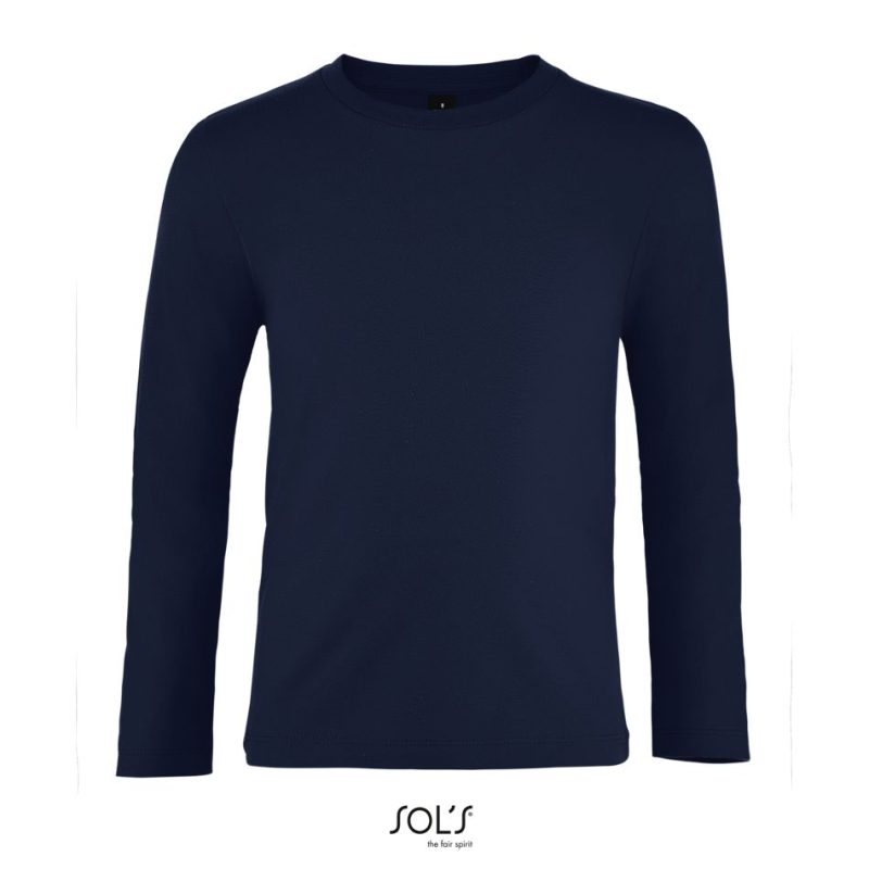 Camiseta De Manga Larga De Niño Imperial Lsl Kids Sols - French Marino - Sols