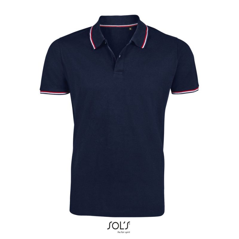 Polo Para Hombre Prestige Men Sols - French Marino - Sols
