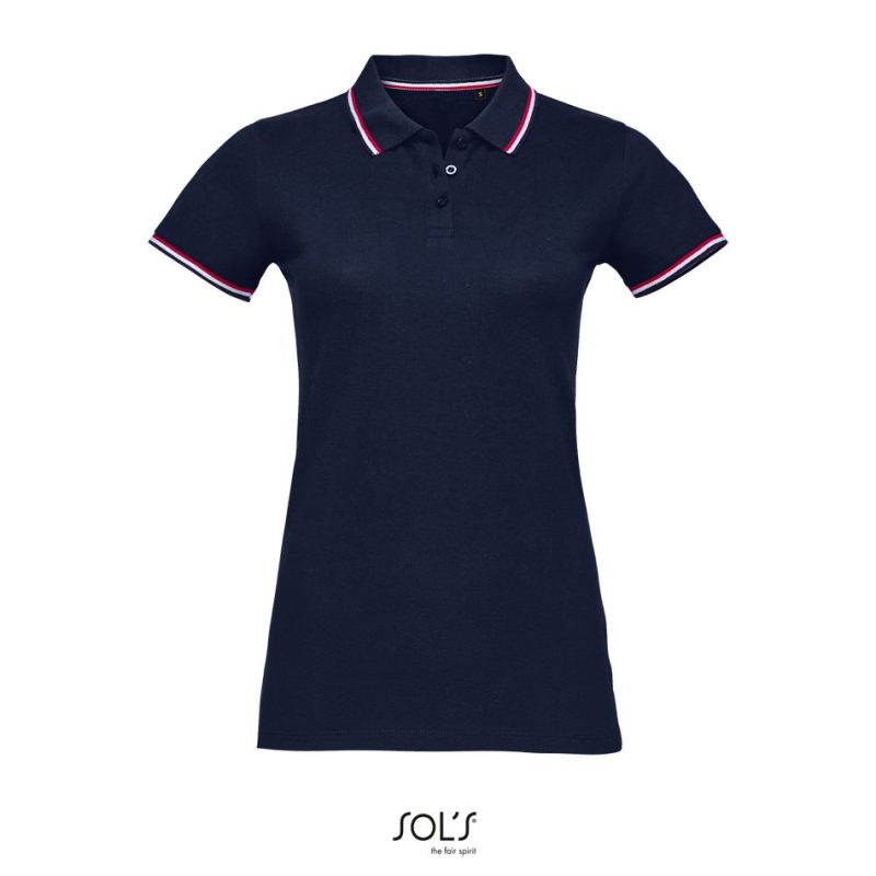 Polo Para Mujer Prestige Women Sols - French Marino - Sols
