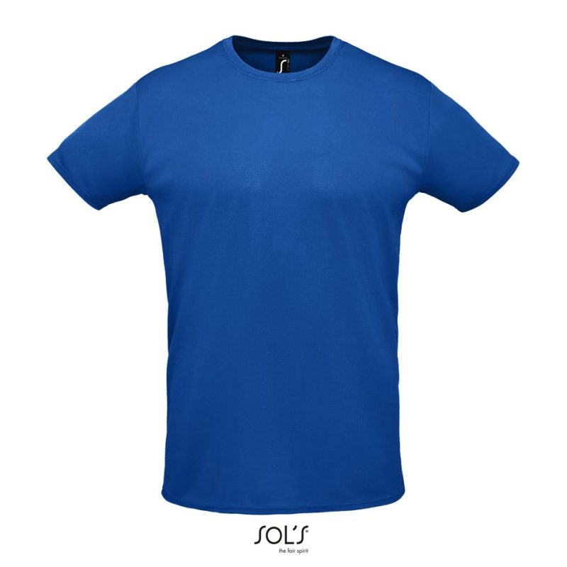 Camiseta Deportiva Unisex Sprint Sols - Azul Royal - Sols
