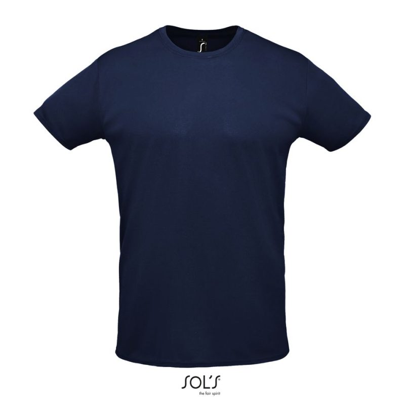 Camiseta Deportiva Unisex Sprint Sols - French Marino - Sols
