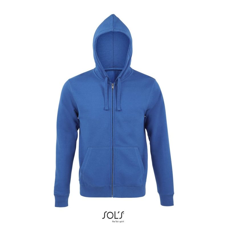 Sudadera Con Cremallera Y Capucha De Hombre Spike Men Sols - Azul Royal - Sols