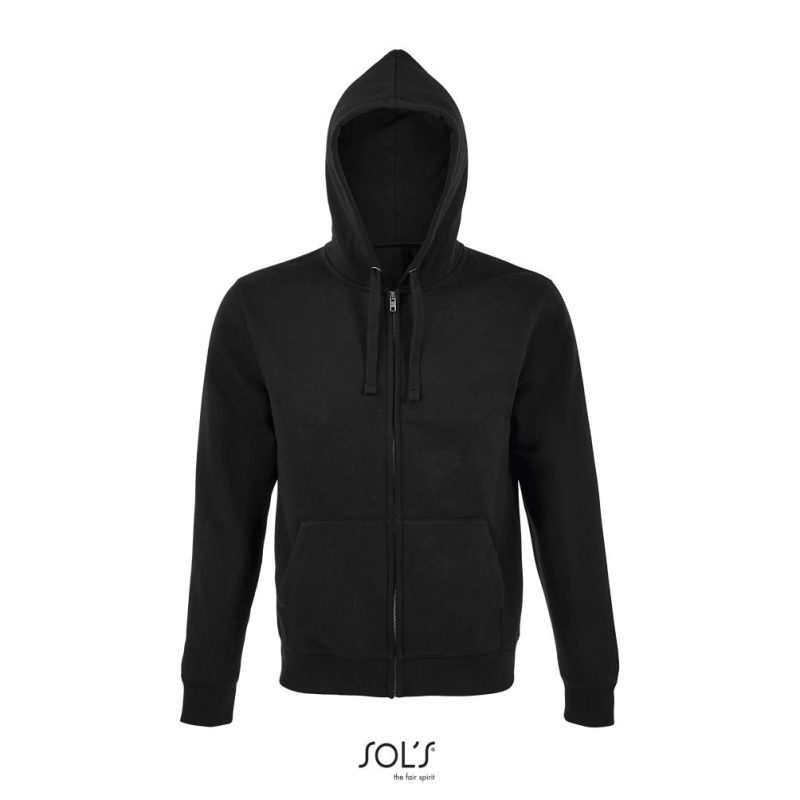 Sudadera Con Cremallera Y Capucha De Hombre Spike Men Sols - Negro - Sols
