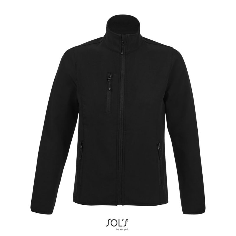 Softshell Con Cremallera Para Mujer Radian Women Sols - Negro - Sols