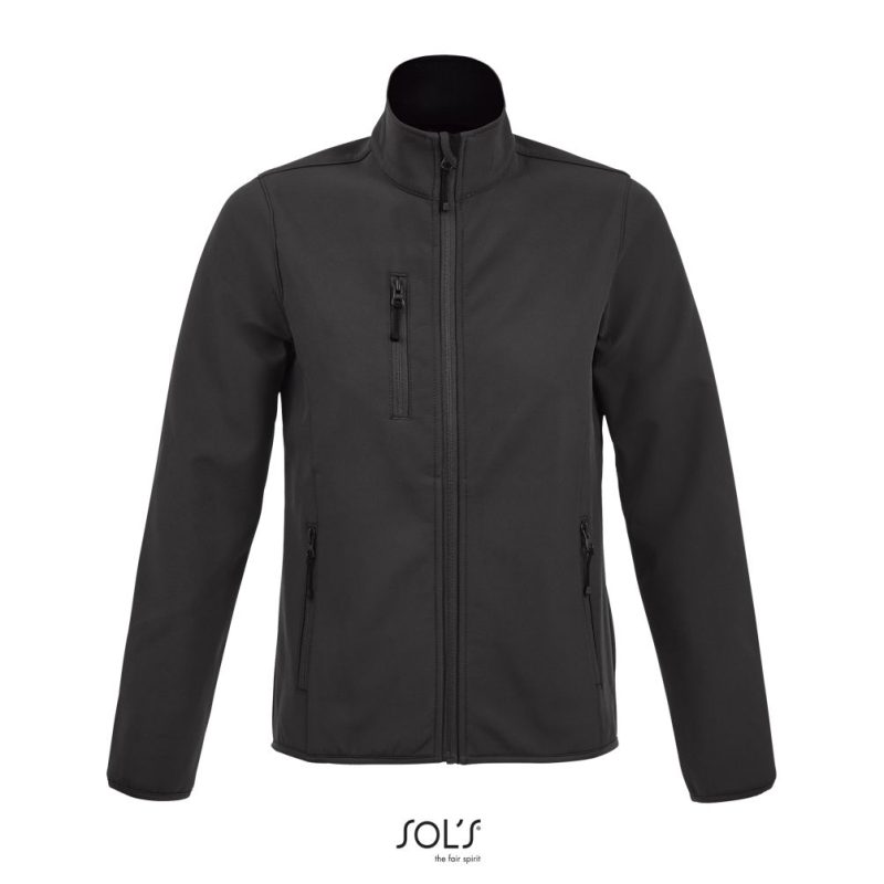 Softshell Con Cremallera Para Mujer Radian Women Sols - Antracita - Sols
