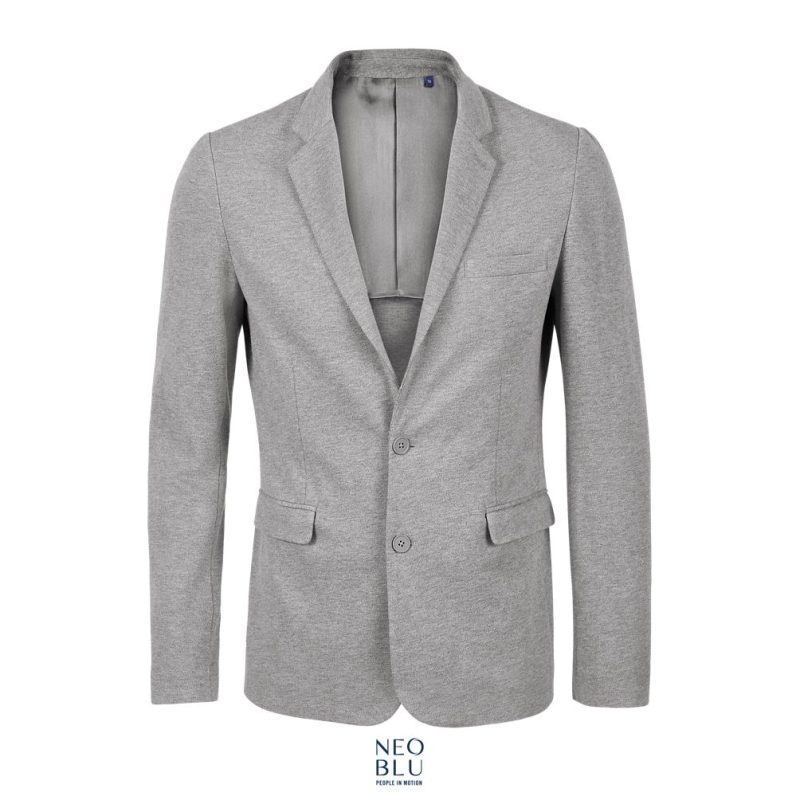Blazer Piqué Hombre Neoblu Marcel Men Sols - Gris Mezcla - Sols