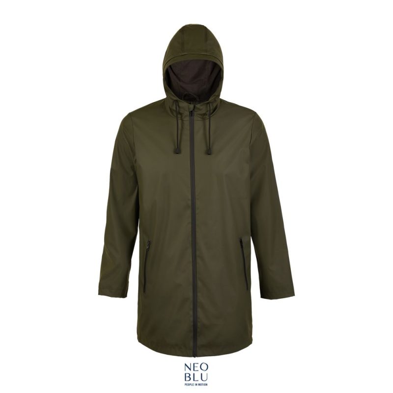 Chaqueta Encerada Impermeable Hombre Neoblu Antoine Men Sols - Kaki Oscuro - Sols