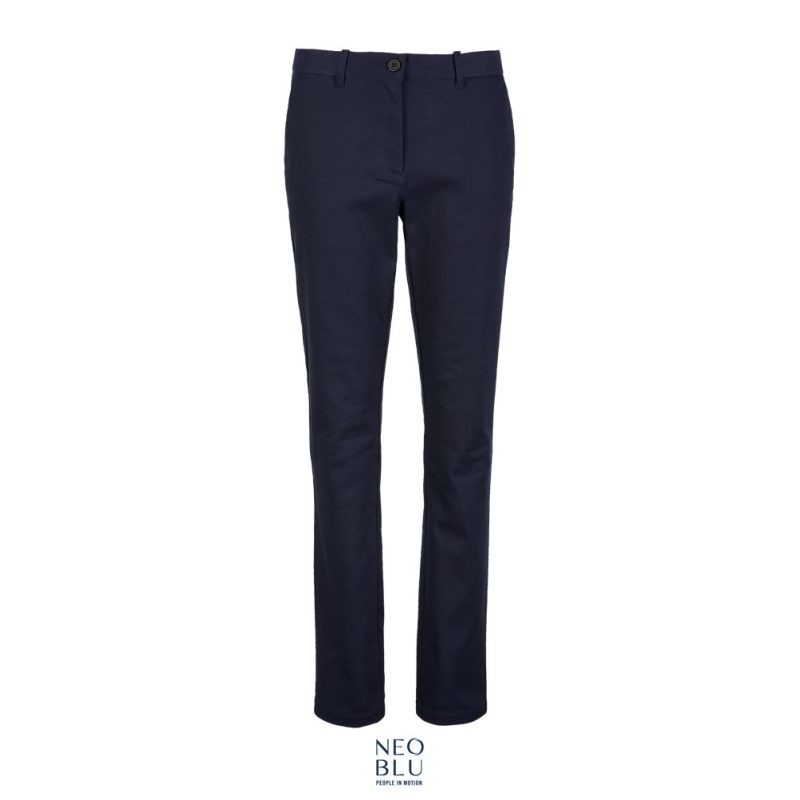 Pantalones Chinos Mujer Con Cintura Elástica Neoblu Gustave Women Sols - Noche - Sols