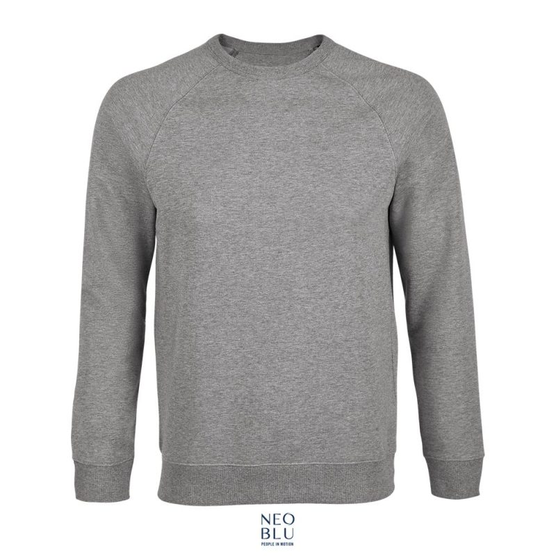 Sudadera Hombre De French Terry Con Cuello Redondo Neoblu Nelson Men Sols - Gris Mezcla - Sols