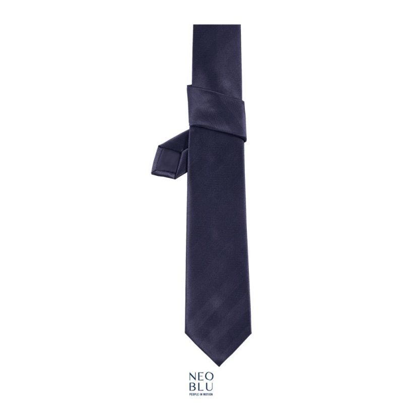 Corbata Club De Rayas Falso Liso Neoblu Tommy Sols - Noche - Sols