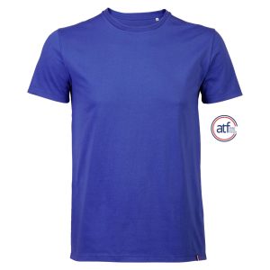 Camiseta Hombre Cuello Redondo Made In France Atf Léon Sols - Azul Royal - Sols