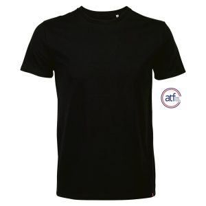 Camiseta Hombre Cuello Redondo Made In France Atf Léon Sols - Negro Profundo - Sols