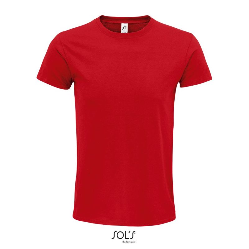 Camiseta Unisex Ajustada De Cuello Redondo Epic Sols - Rojo - Sols